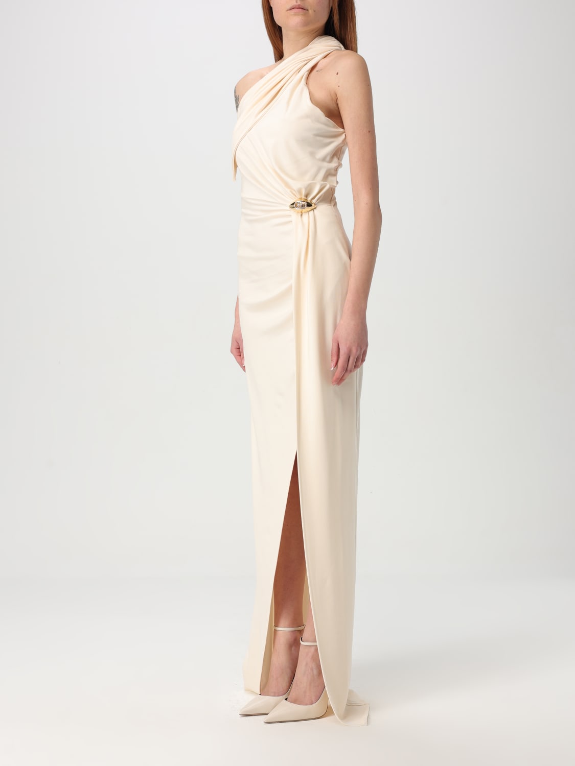 ワンピース ELISABETTA FRANCHI Woman Dress Butter ABT515 193 image_239a4d77-2784-471f-a628-