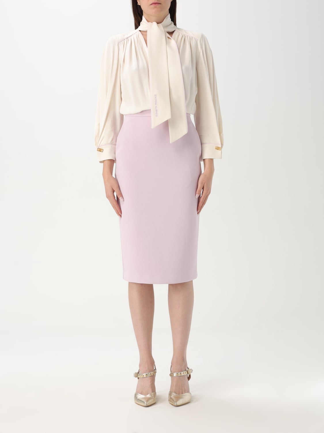 ワンピース ELISABETTA FRANCHI Woman Dress Butter AB771 DO5 ELISABETTA FRANCHI: Dress woman - Butter | Elisabetta
