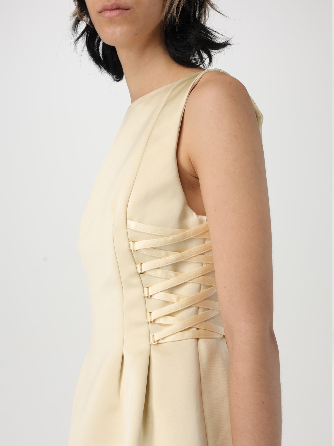ワンピース ELISABETTA FRANCHI Woman Dress Yellow AB772 DC7 ELISABETTA FRANCHI: Dress woman - Yellow | Elisabetta