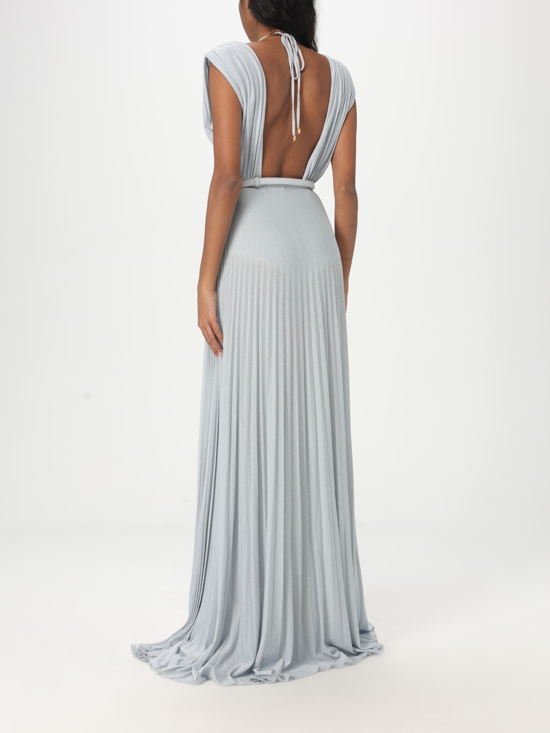 ワンピース ELISABETTA FRANCHI Woman Dress Gnawed Blue ABR225 A28 ELISABETTA FRANCHI: Dress woman - Gnawed Blue | Elisabetta