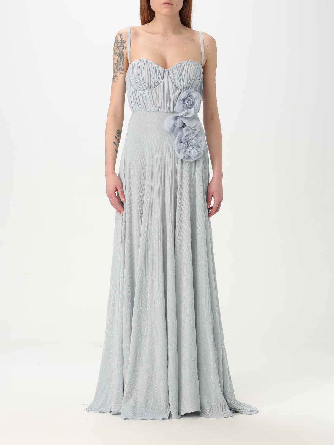 ワンピース ELISABETTA FRANCHI Woman Dress Gnawed Blue ABR49 elisabetta franchi | Dresses | Elisabetta Franchi Dress