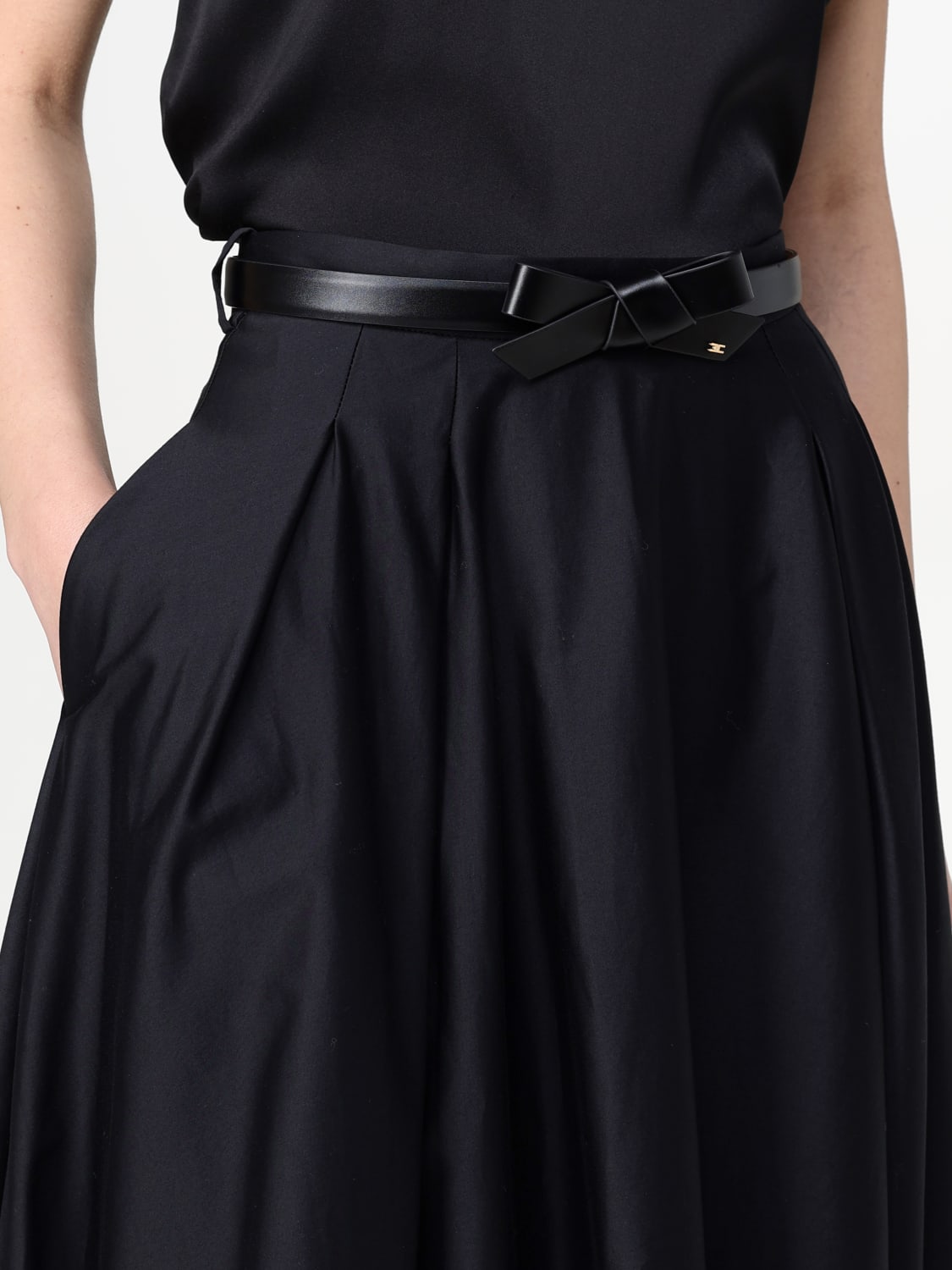 スカート ELISABETTA FRANCHI Woman Skirt Black GO042 110 ELISABETTA FRANCHI: Skirt woman - Black | Elisabetta Franchi