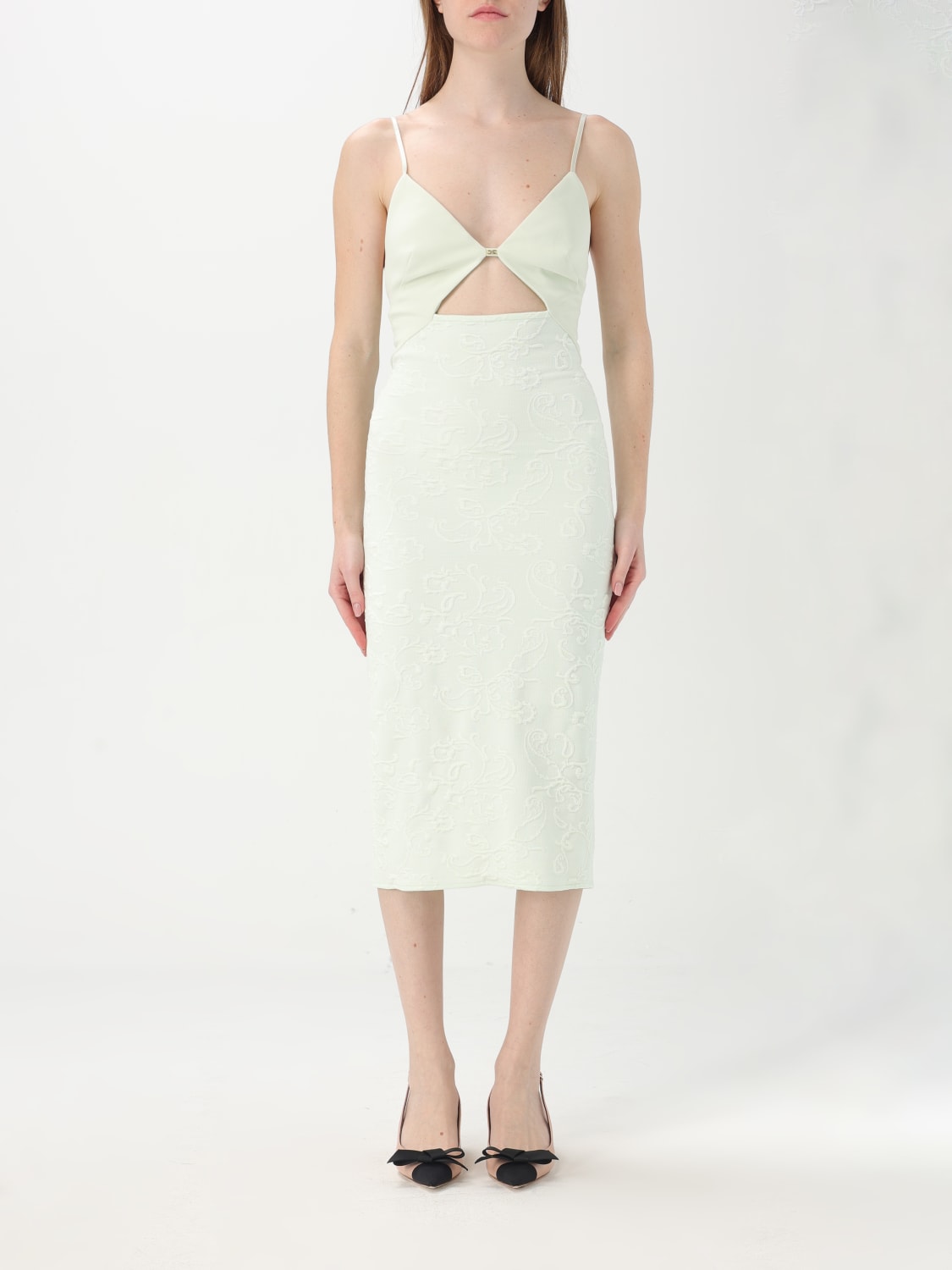 ワンピース ELISABETTA FRANCHI Woman Dress Mint AB8605 124 ELISABETTA FRANCHI: Dress woman - Mint | Elisabetta Franchi
