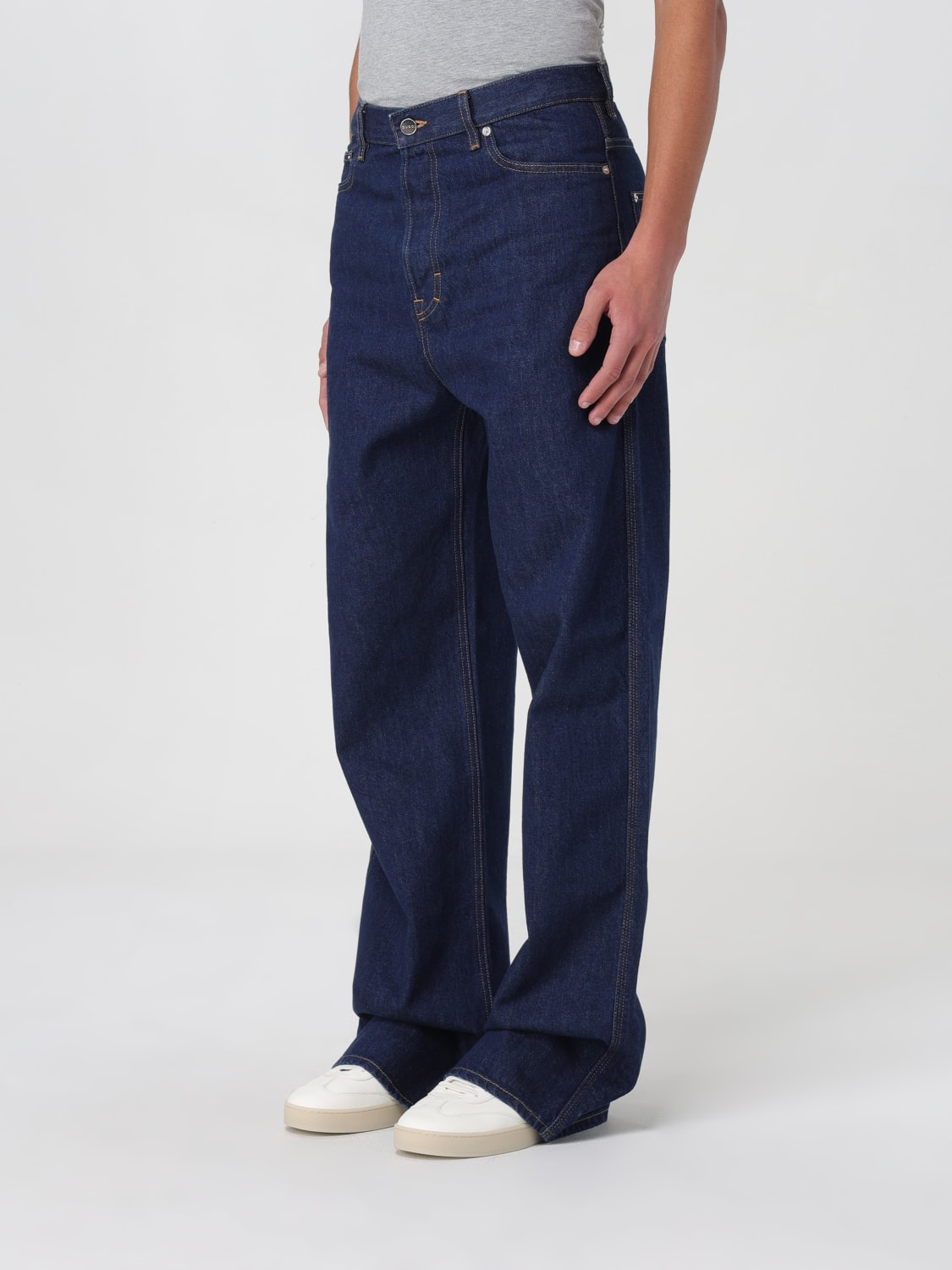 GUCCI JEANS: Jeans men Gucci, Blue - Img 4