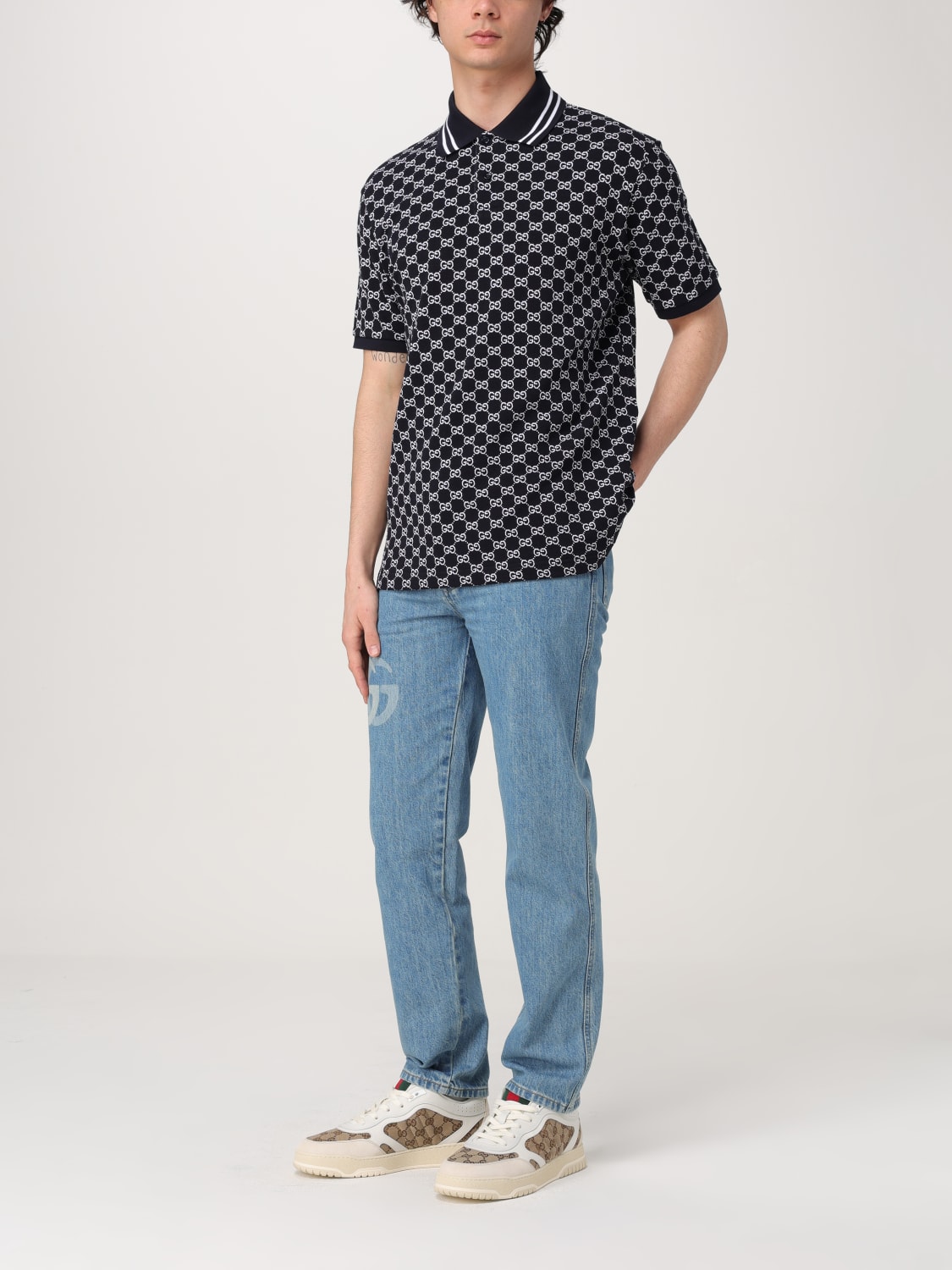 GUCCI JEANS: Jeans men Gucci, Denim - Img 2