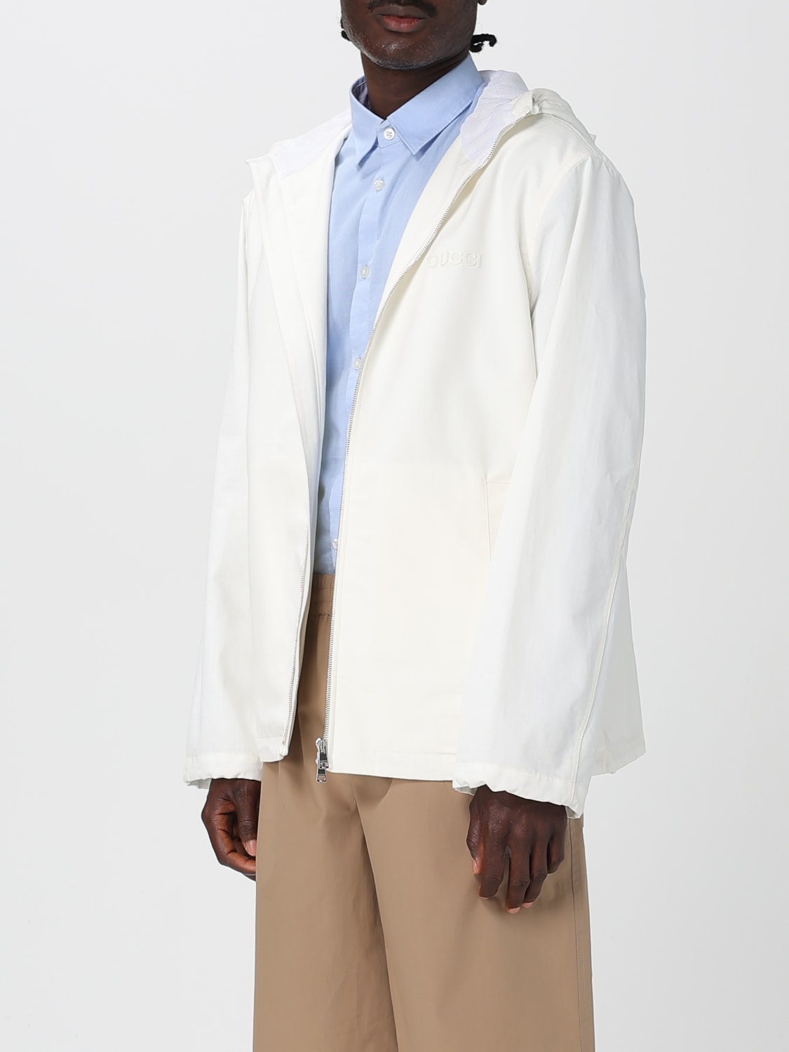 GUCCI JACKET: Jacket men Gucci, White - Img 4