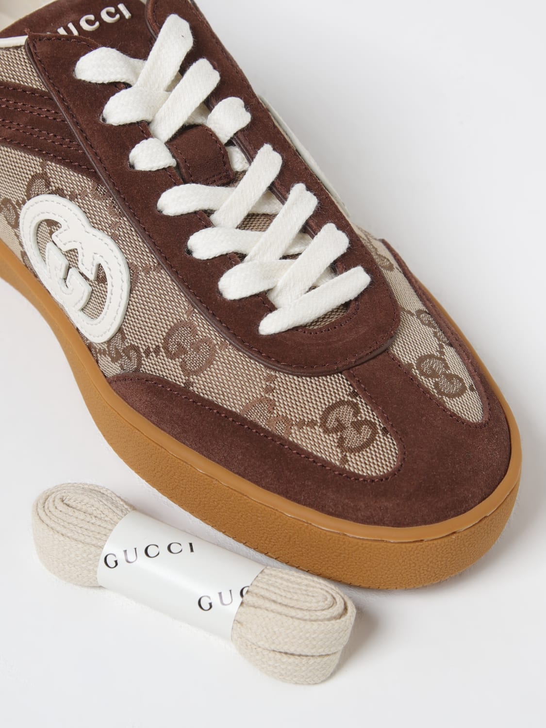 GUCCI SNEAKERS: Sneakers herren Gucci, Beige - Img 4