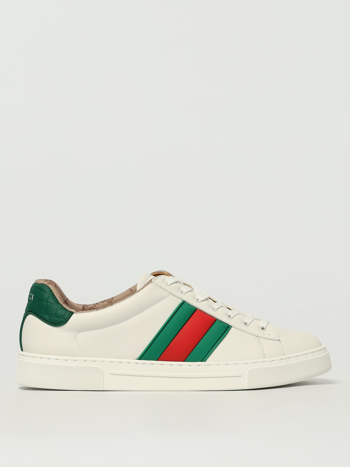 GUCCI SNEAKERS: Sneakers men Gucci, White - Img 1