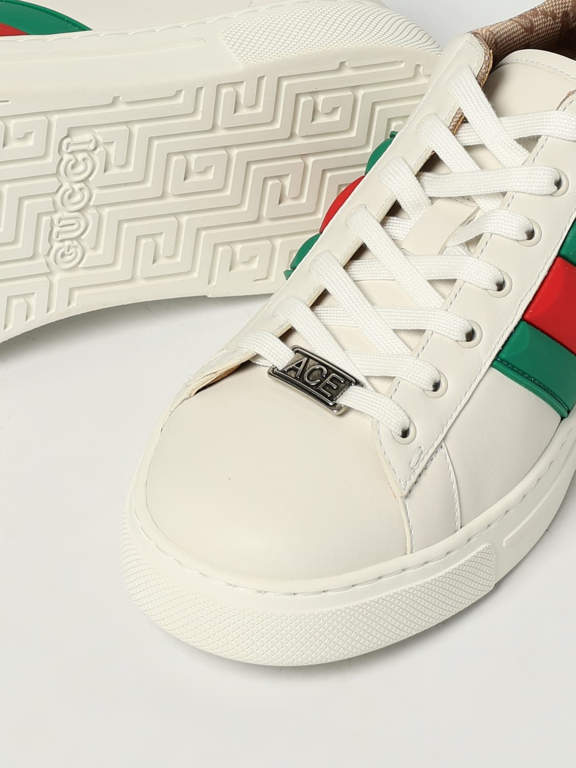 GUCCI SNEAKERS: Sneakers men Gucci, White - Img 4