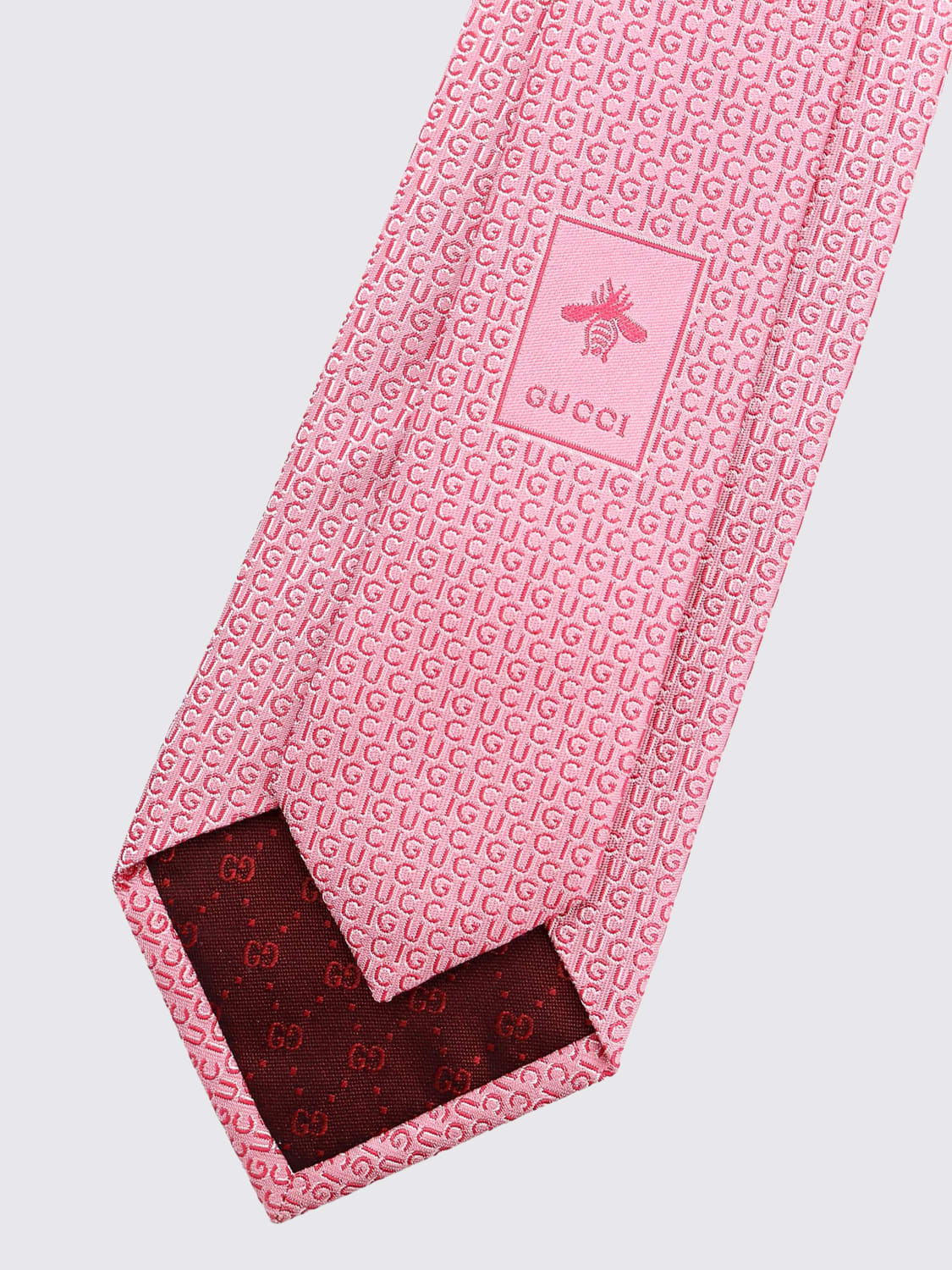 GUCCI TIE: Tie men Gucci, Red - Img 2