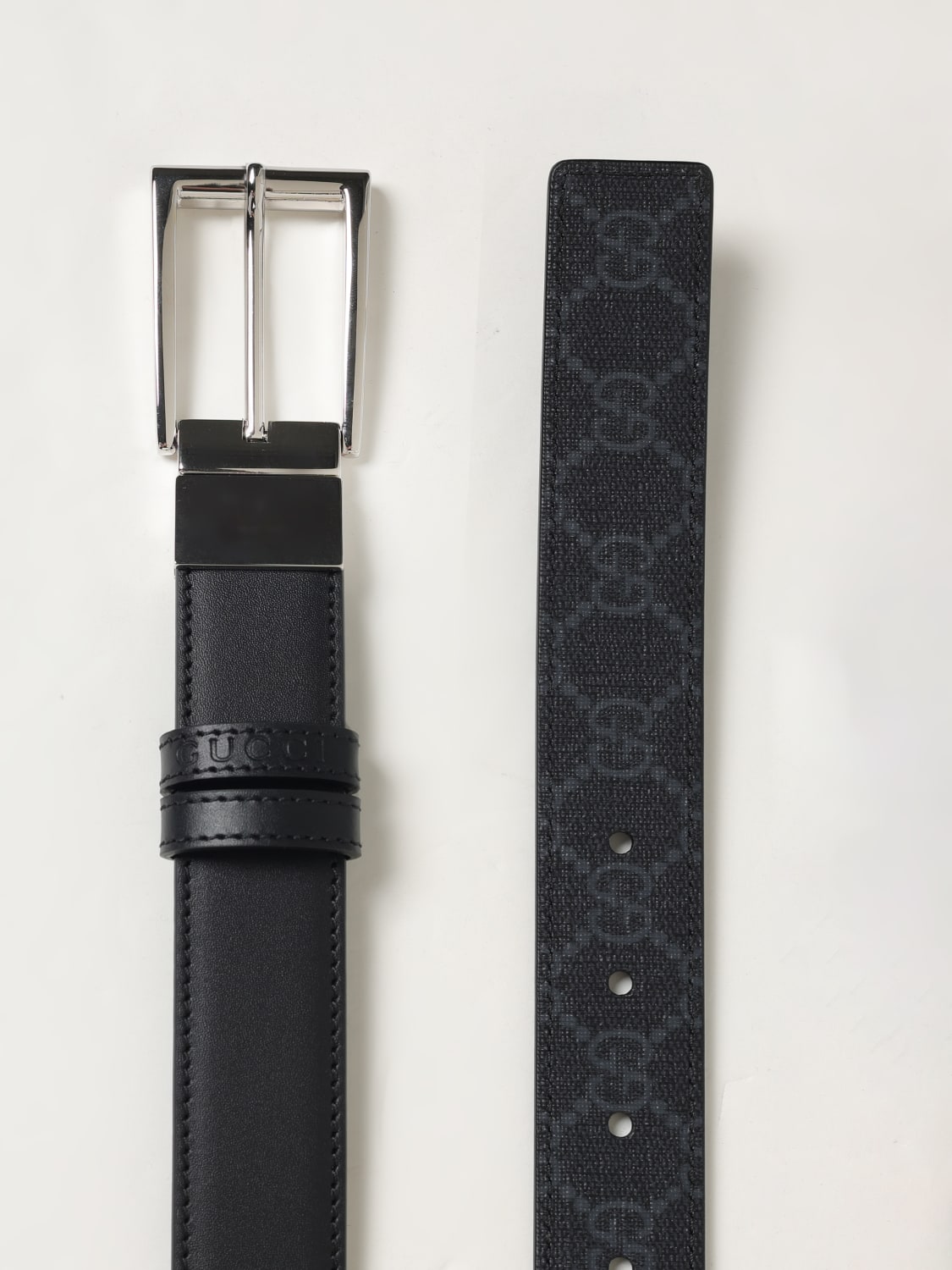 GUCCI GÜRTEL: Gürtel herren Gucci, Schwarz - Img 3