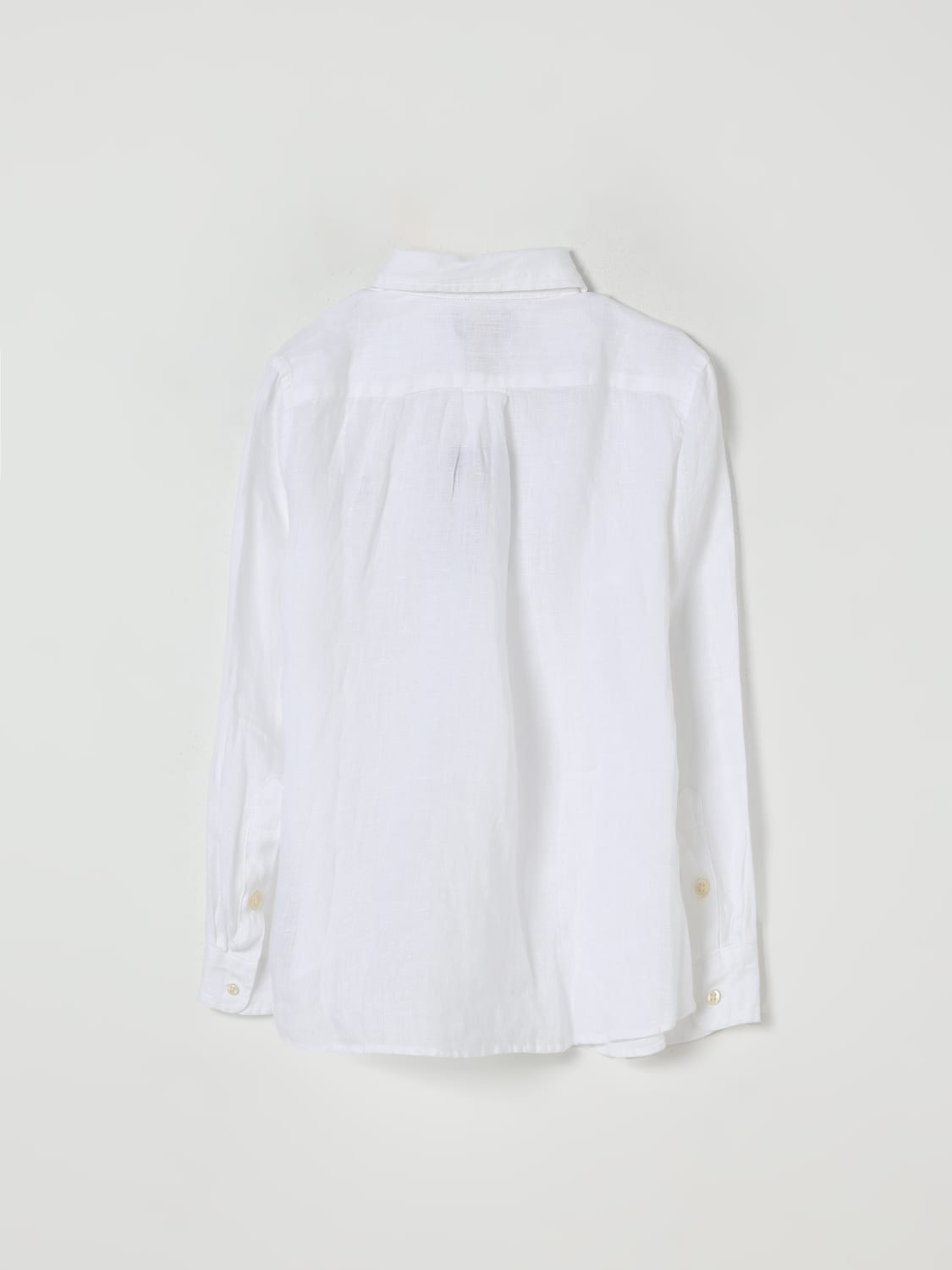 POLO RALPH LAUREN SHIRT: Shirt kids Polo Ralph Lauren, White - Img 2