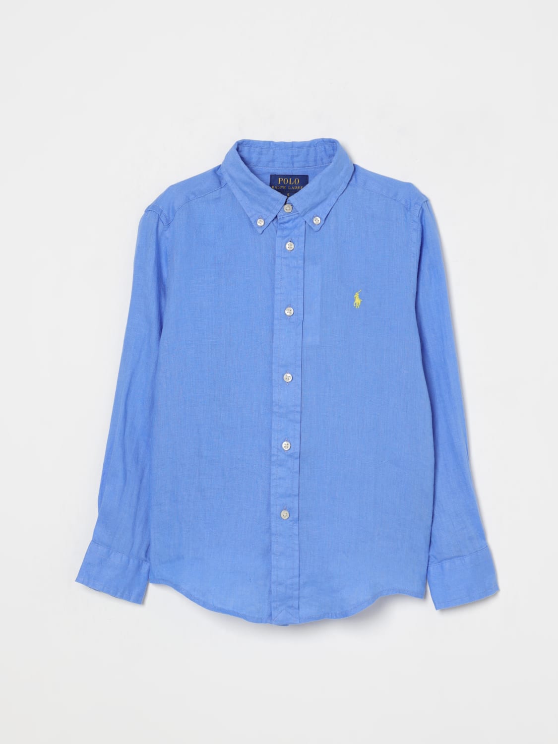 POLO RALPH LAUREN SHIRT: Shirt kids Polo Ralph Lauren, Blue - Img 1