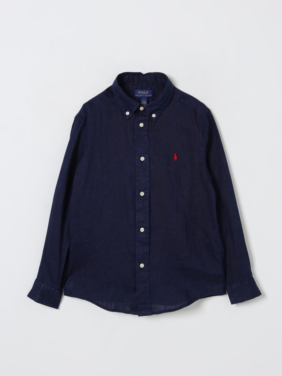 POLO RALPH LAUREN HEMD: Hemd kinder Polo Ralph Lauren, Navy - Img 1