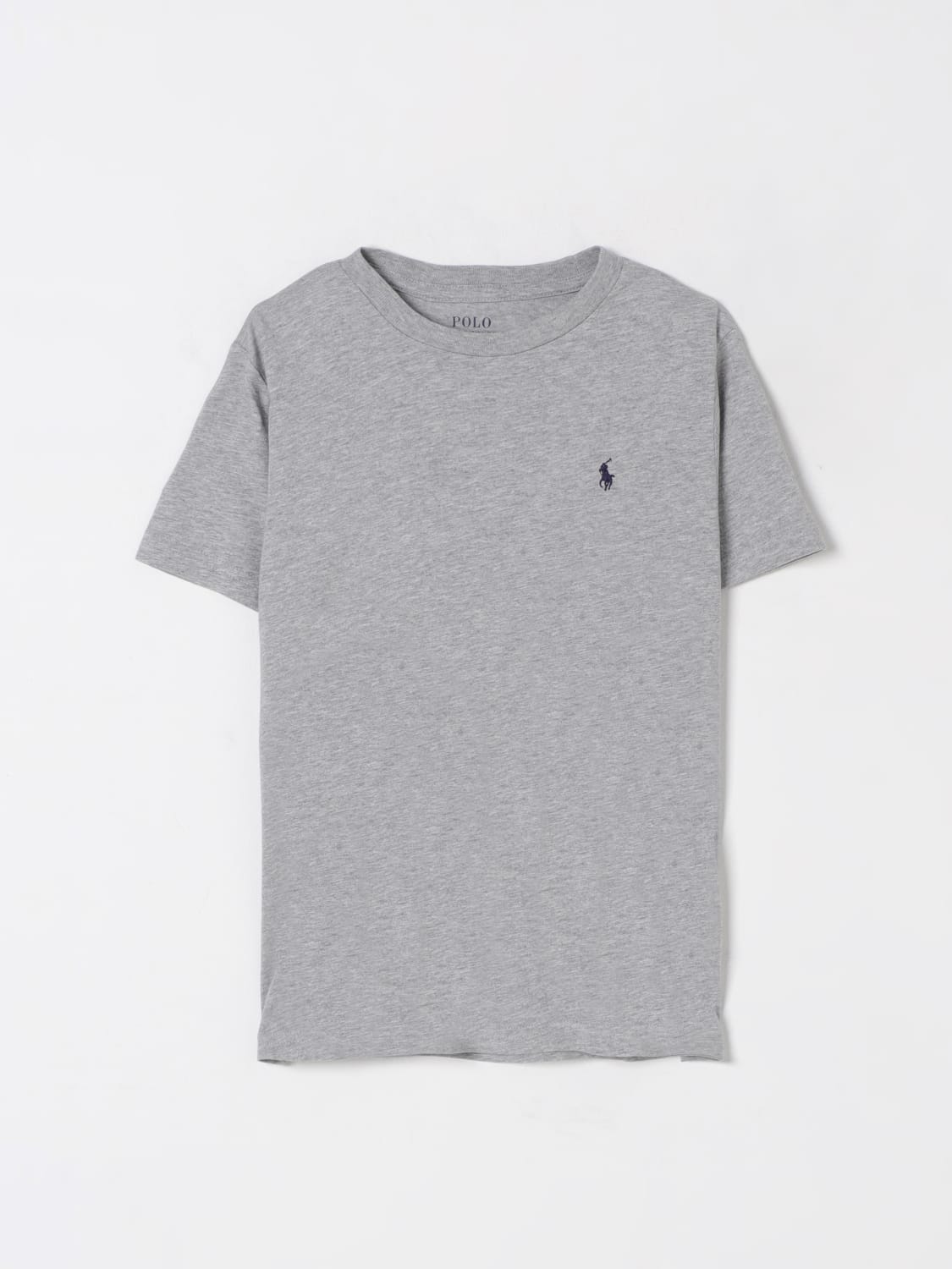 POLO RALPH LAUREN T-SHIRT: T-shirt kids Polo Ralph Lauren, Grey - Img 1