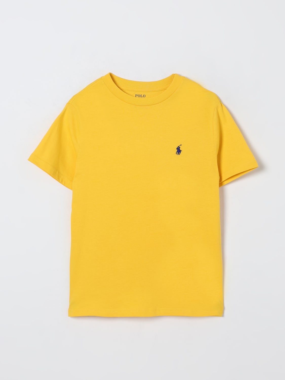 POLO RALPH LAUREN T-SHIRT: T-shirt kinder Polo Ralph Lauren, Ocker - Img 1