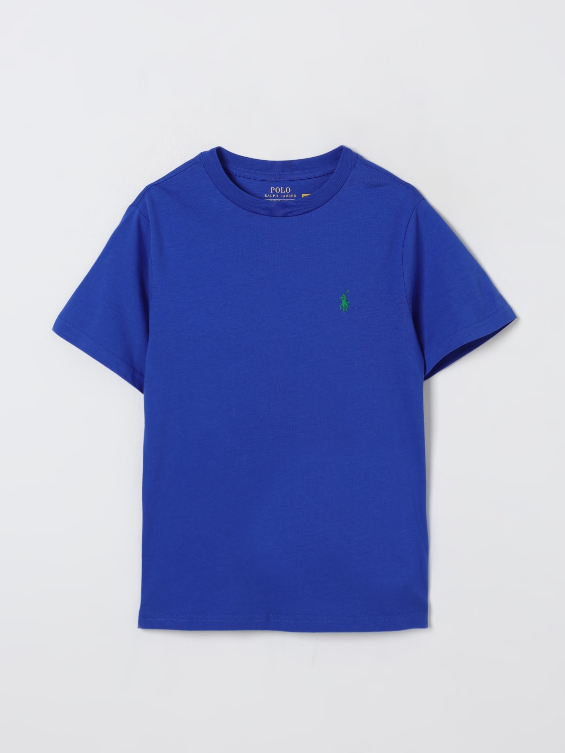 POLO RALPH LAUREN T-SHIRT: T-shirt kinder Polo Ralph Lauren, Saphir - Img 1