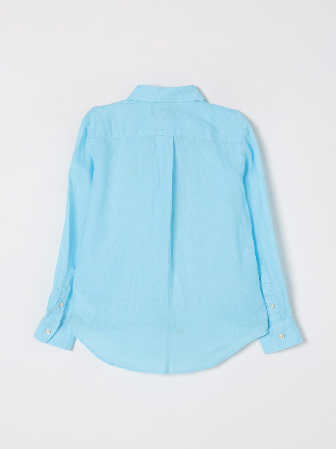 POLO RALPH LAUREN SHIRT: Shirt kids Polo Ralph Lauren, Blue - Img 2