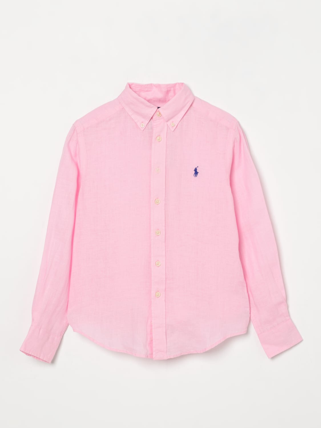 POLO RALPH LAUREN HEMD: Hemd kinder Polo Ralph Lauren, Pink - Img 1