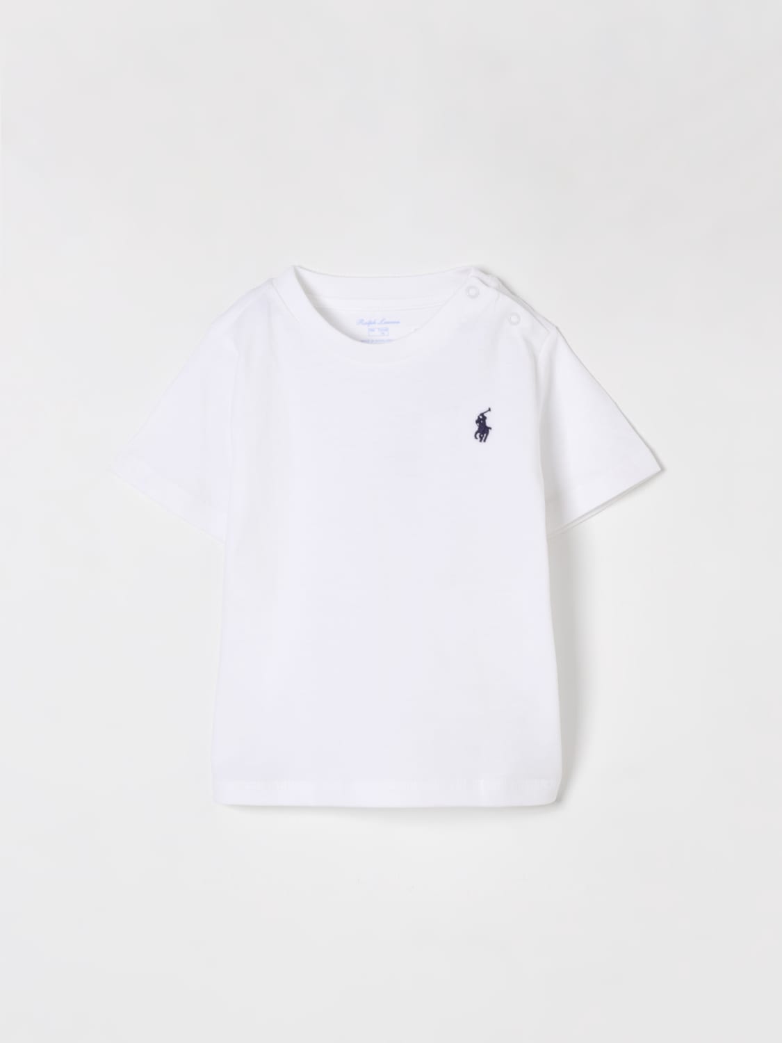 POLO RALPH LAUREN T-SHIRT: T-shirt kids Polo Ralph Lauren, White - Img 1