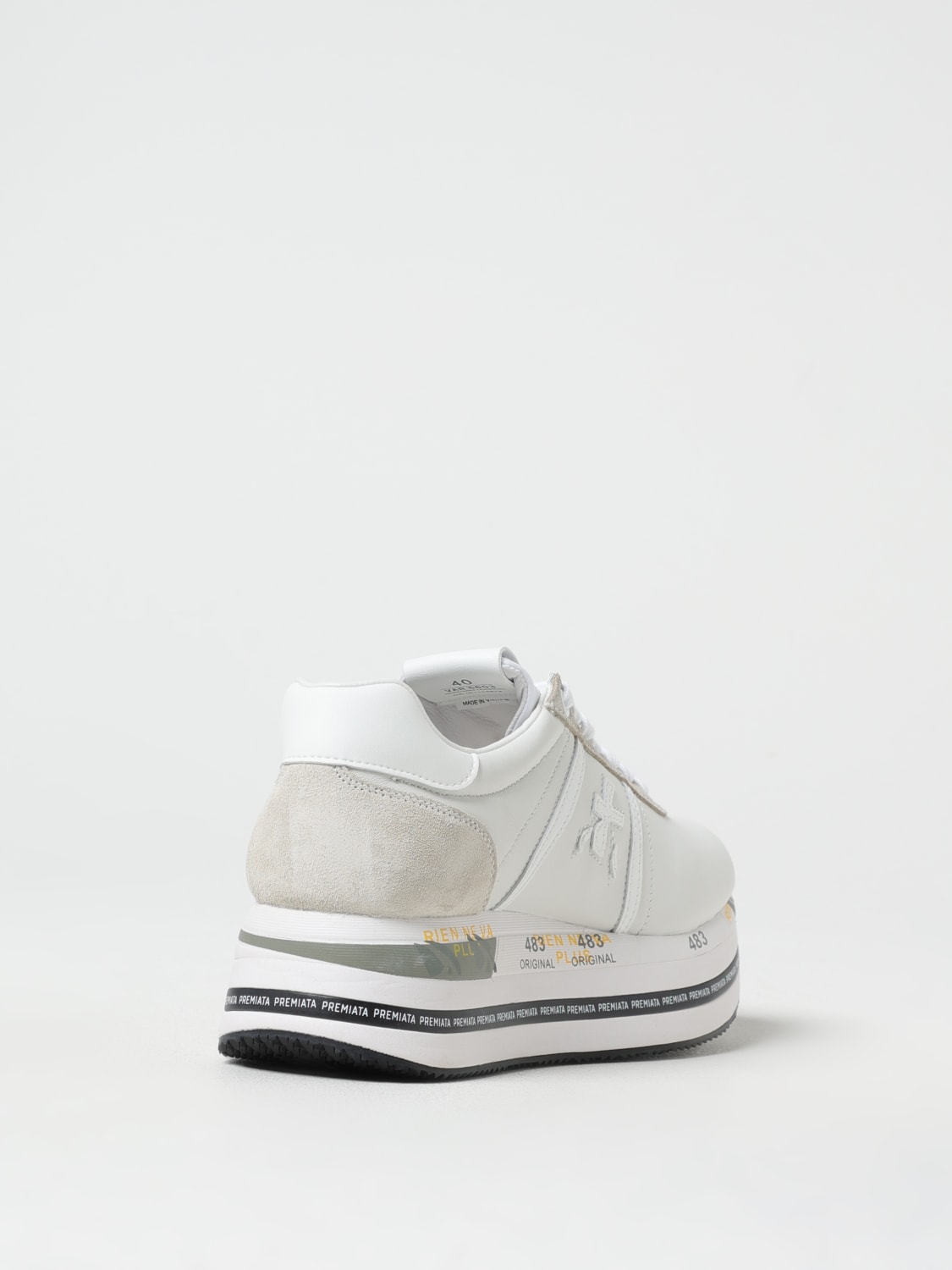 PREMIATA SNEAKERS: Sneakers Beth Premiata in pelle , Bianco - Img 3