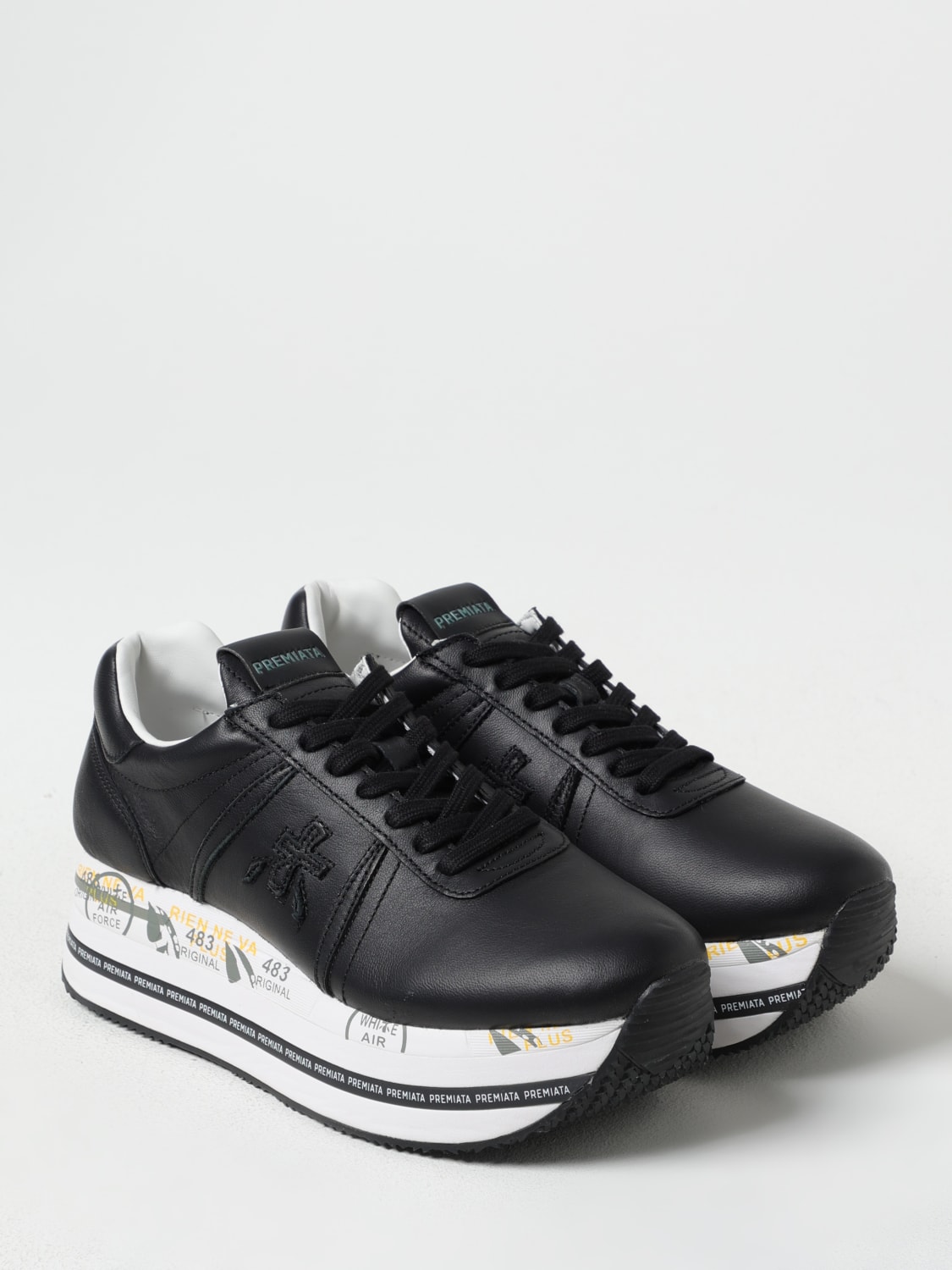 PREMIATA ZAPATILLAS: Zapatillas mujer Premiata, Negro - Img 2