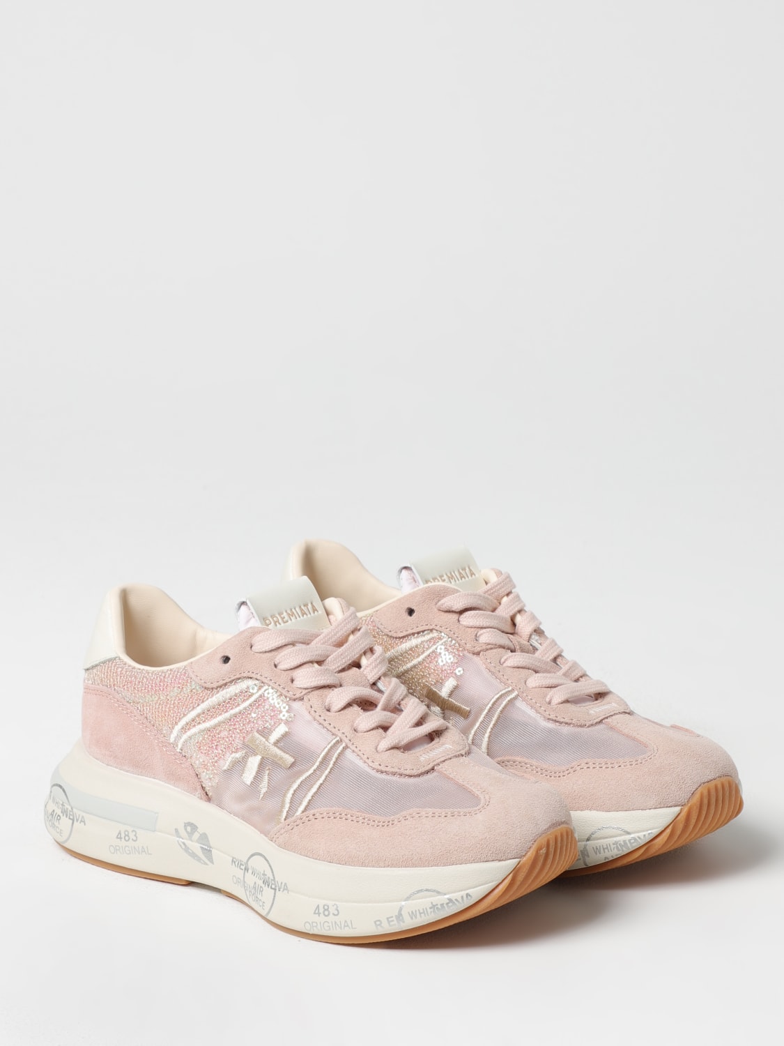 スニーカー PREMIATA Women Sneakers CASSIE 7472 Pink Premiata Cassie 7472 Sneakers In Pink | ModeSens