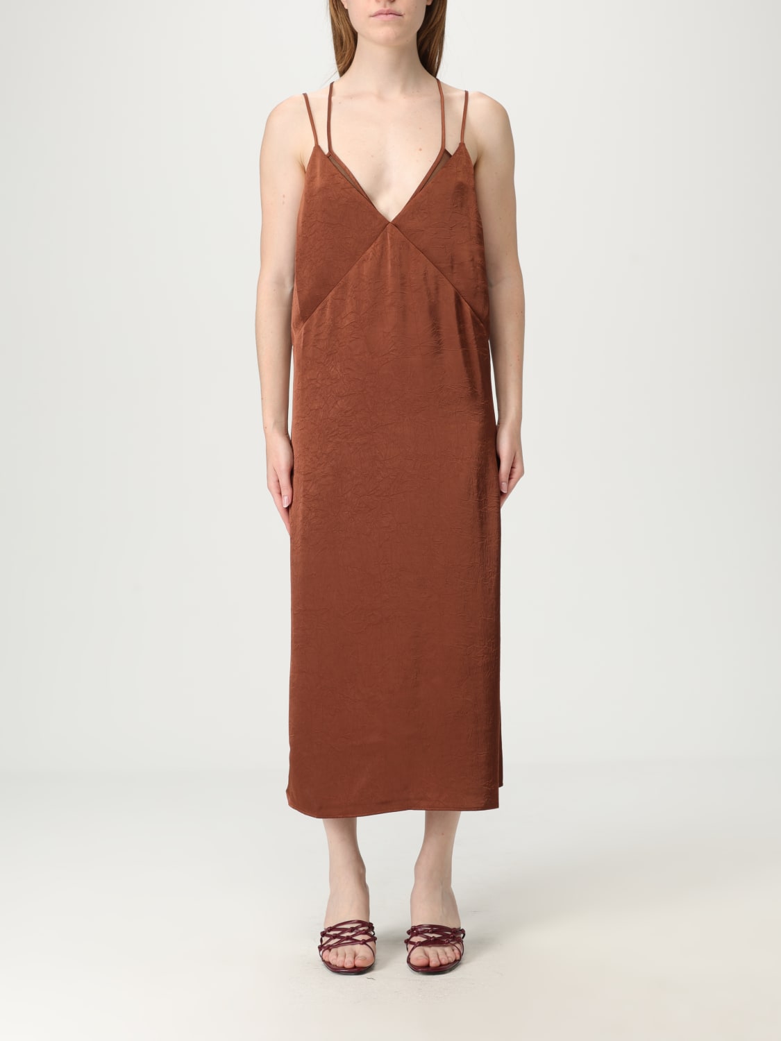 ワンピース BOSS Woman Dress Rust 50530951 227 BOSS: Dress woman - Rust | Boss dress 50530951 online at
