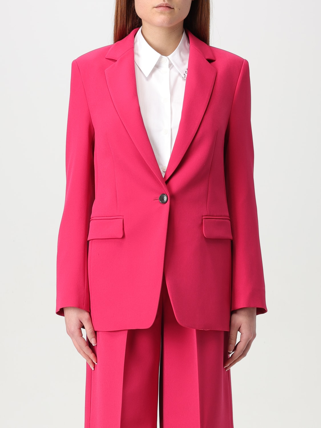 アウターその他 BOSS Woman Blazer Pink 50535214 660 BOSS: Blazer woman - Pink | Boss blazer 50535214 online at