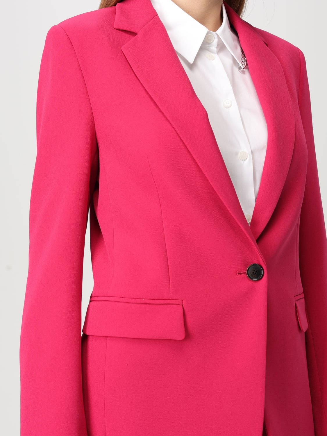 アウターその他 BOSS Woman Blazer Pink 50535214 660 BOSS: Blazer woman - Pink | Boss blazer 50535214 online at