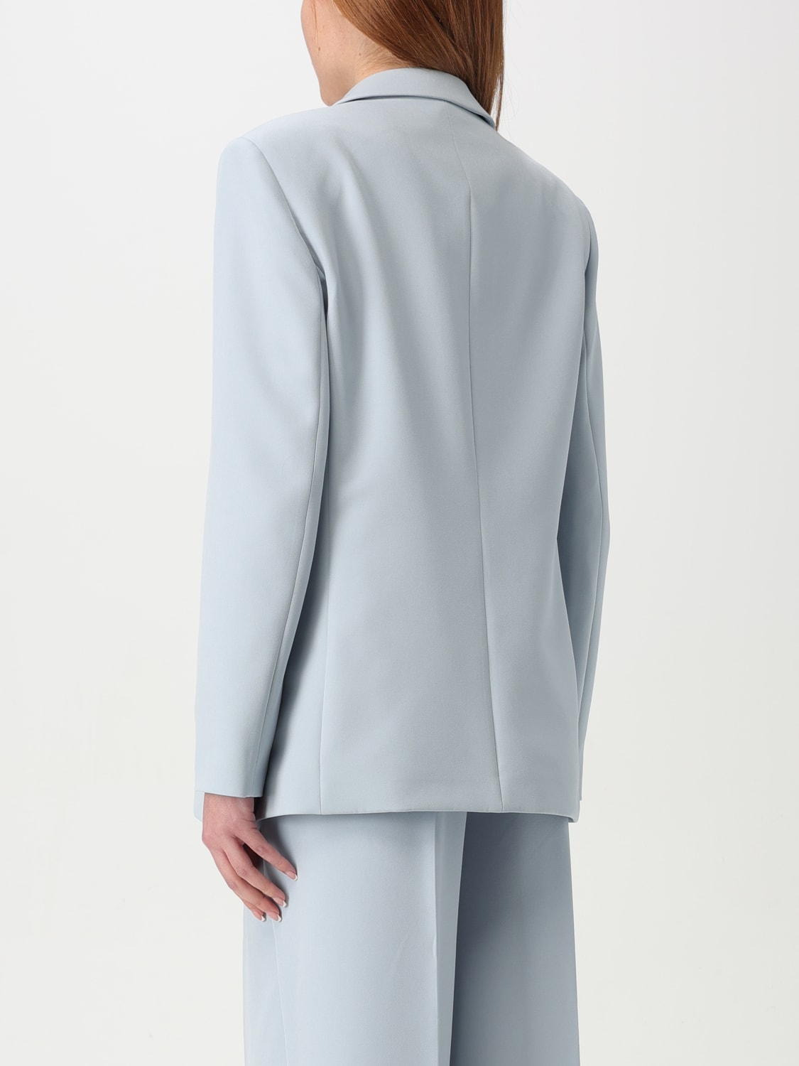 アウターその他 BOSS Woman Blazer Gnawed Blue 50535214 421 BOSS: Blazer woman - Gnawed Blue | Boss blazer 50535214