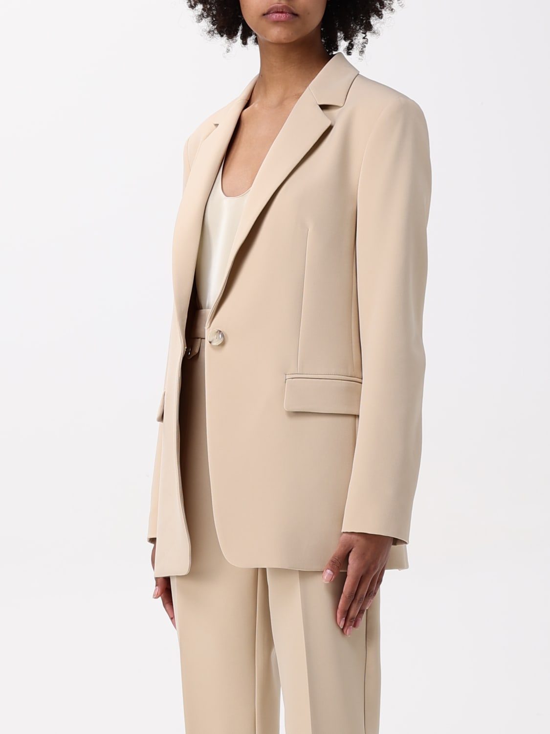 ジャケット BOSS Woman Jacket Beige 50537453 269 Jackets in Beige by HUGO BOSS | Women