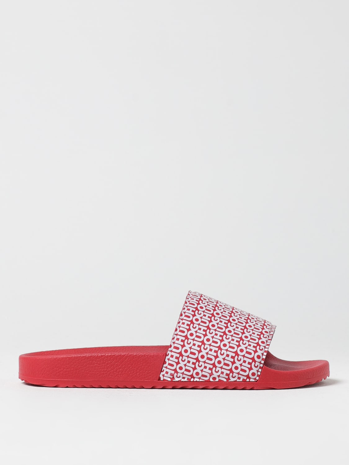 サンダル HUGO Men Sandals Red 50543722 610 HUGO: Shoes men - Red | Hugo sandals 50543722 online at