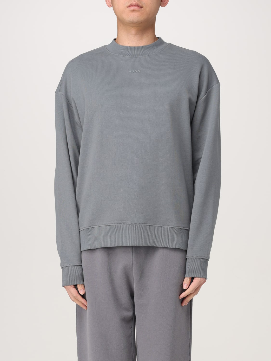 HUGO SWEATSHIRT: Sweatshirt men Hugo, Grey - Img 1