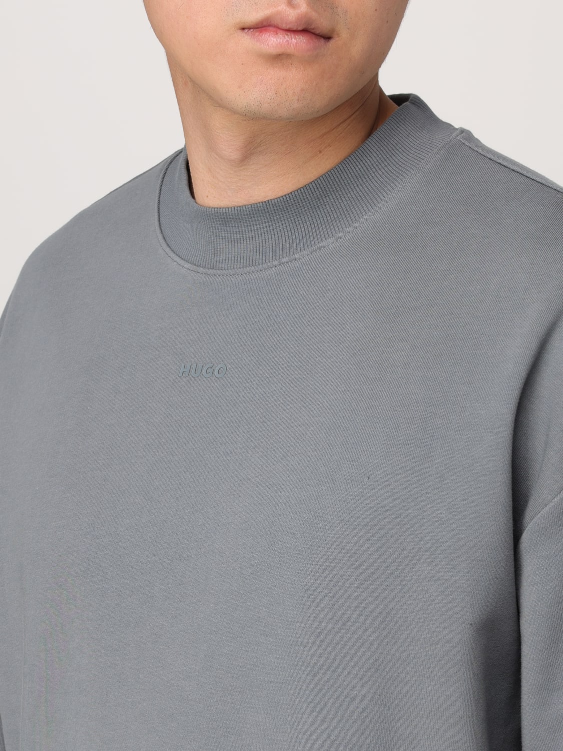 HUGO SWEATSHIRT: Sweatshirt men Hugo, Grey - Img 3