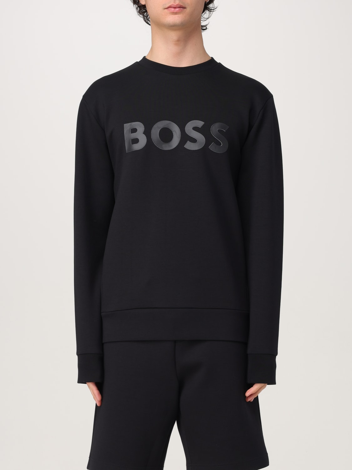 【関税込み】BOSS スウェットシャツ BOSS グラフィック スウェットシャツ | ブラック | FARFETCH JP
