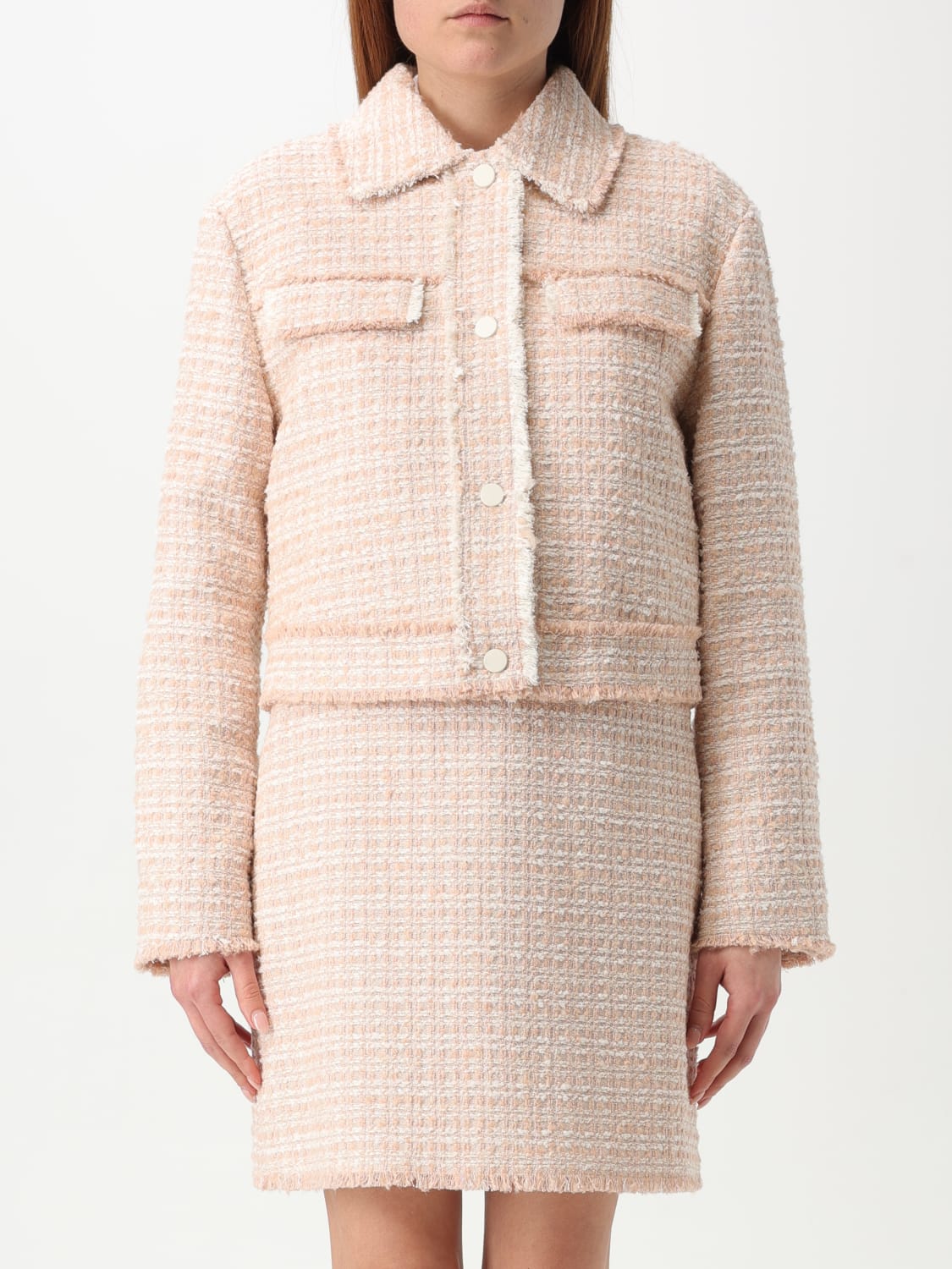 ジャケット BOSS Woman Jacket Multicolor 50537976 962 BOSS: tweed jacket - Multicolor | Boss jacket 50537976