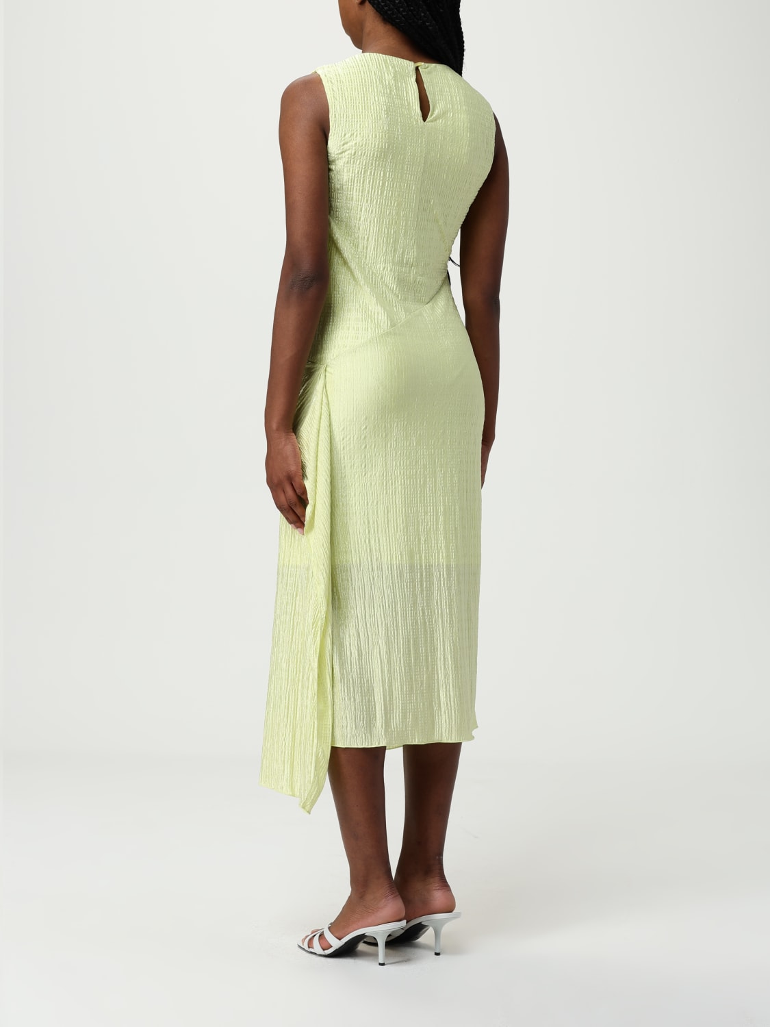 ワンピース BOSS Woman Dress Lime 50540848 320 BOSS: Dress woman - Lime | Boss dress 50540848 online at