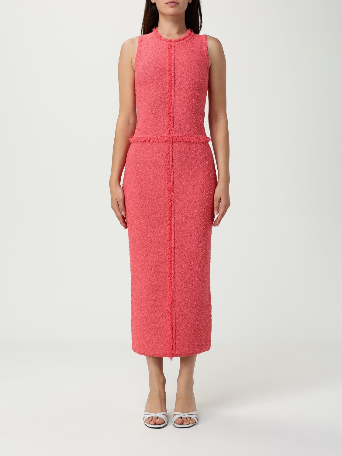 ワンピース BOSS Woman Dress Peach 50534174 658 BOSS: Dress woman - Peach | Boss dress 50534174 online at