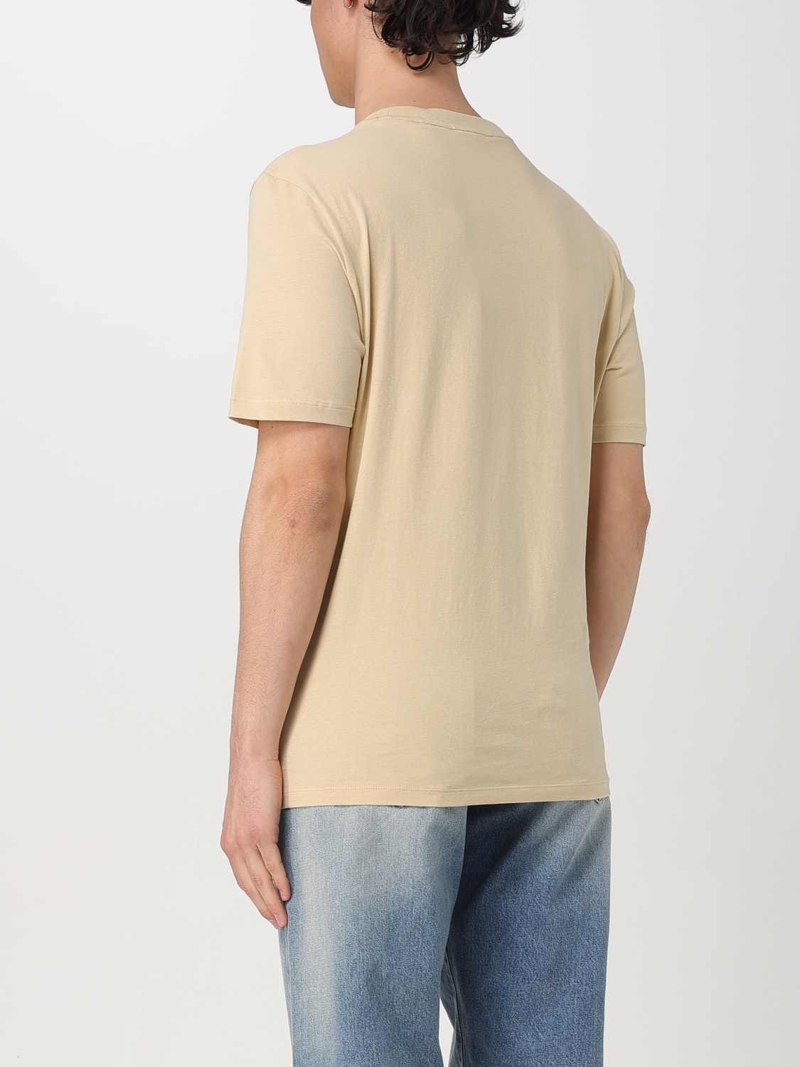 HUGO T-SHIRT: T-shirt men Hugo, Beige - Img 2