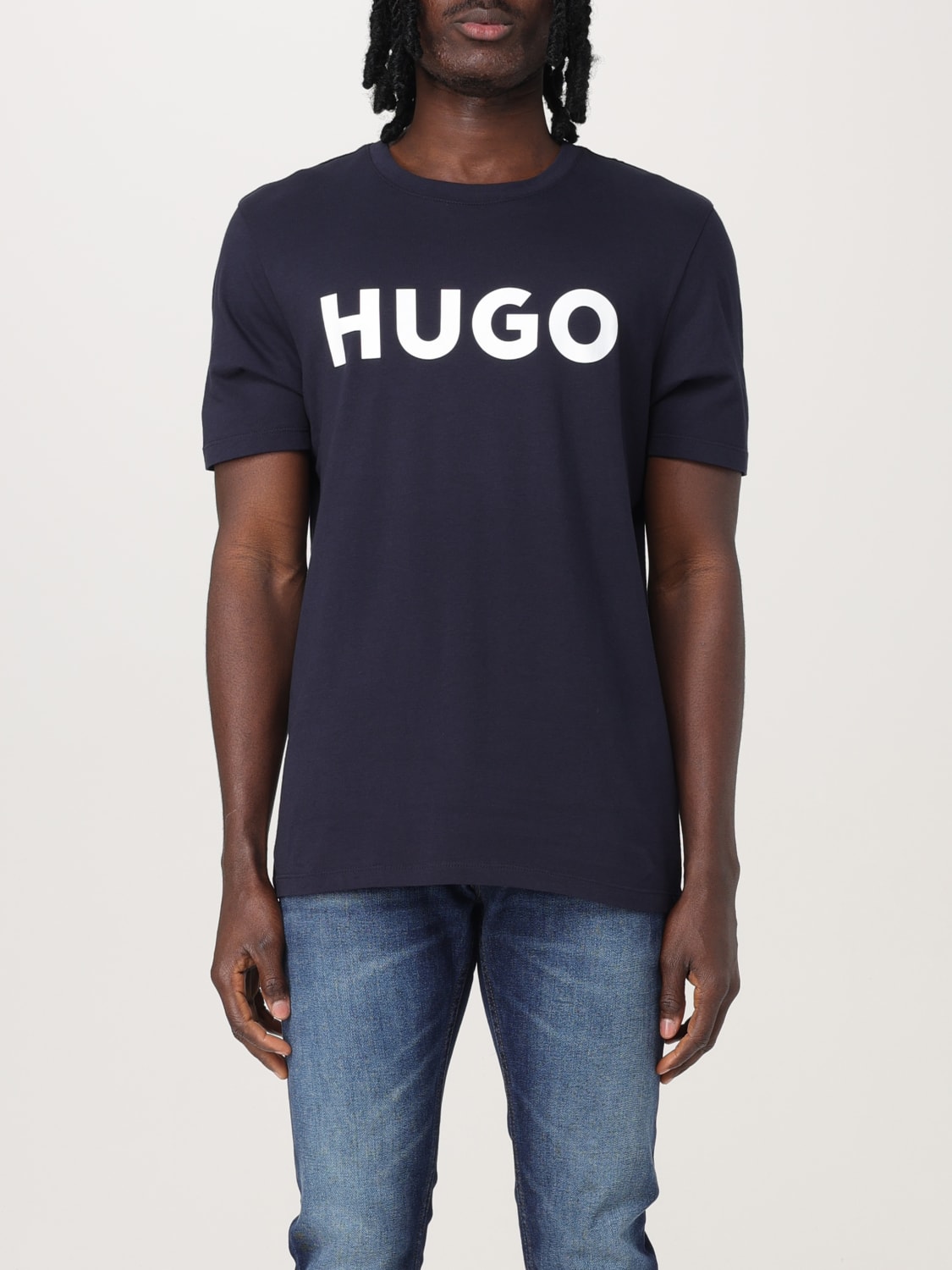 HUGO T-SHIRT: T-shirt men Hugo, Blue - Img 1