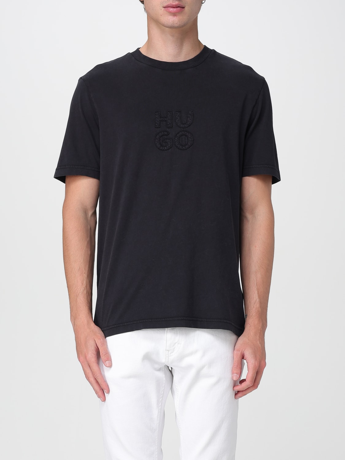 Hugo Outlet: T-shirt men - Black | Hugo t-shirt 50535284