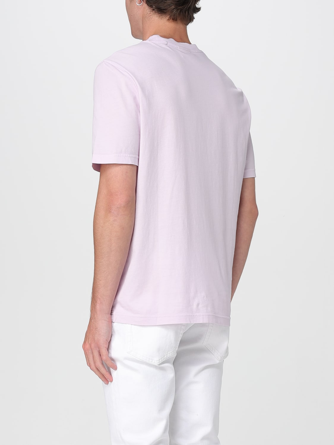 Tシャツ・カットソー HUGO Men T-shirt Lilac 50535284 553 HUGO: T-shirt men - Lilac | Hugo t-shirt 50535284 online at