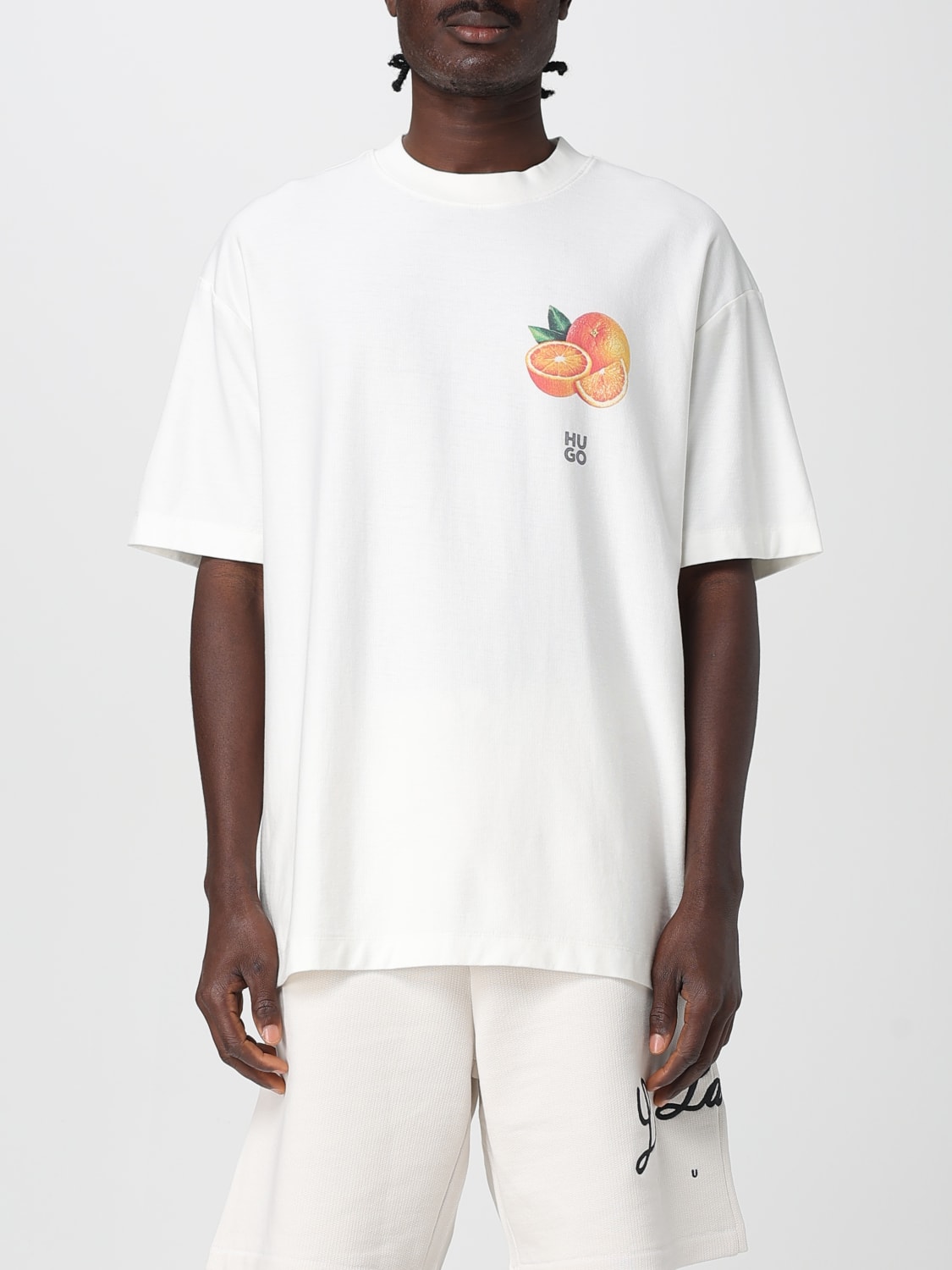 HUGO T-SHIRT: T-shirt men Hugo, Natural - Img 1