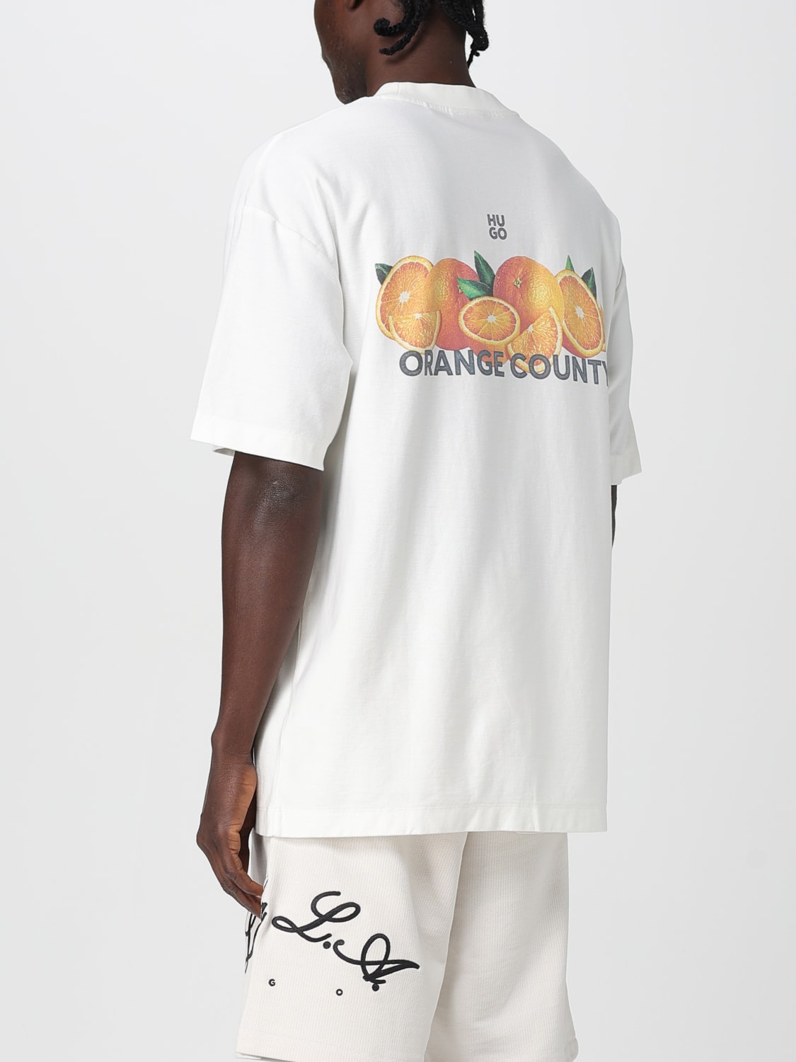 HUGO T-SHIRT: T-shirt men Hugo, Natural - Img 3