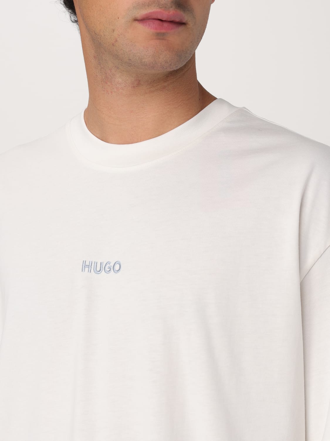 HUGO: T-shirt men - Natural | Hugo t-shirt 50541773 online