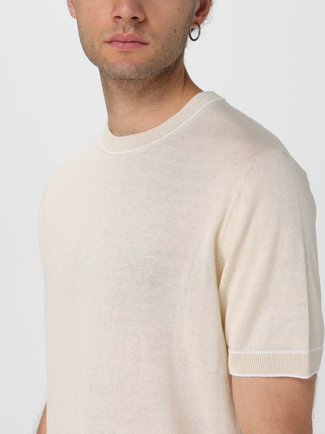 BOSS PULLOVER: Pullover herren Boss, Weiß - Img 3