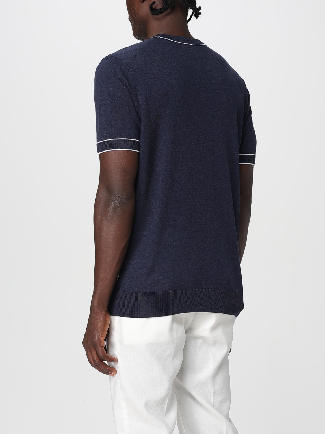 BOSS SWEATER: Sweater men Boss, Navy - Img 2