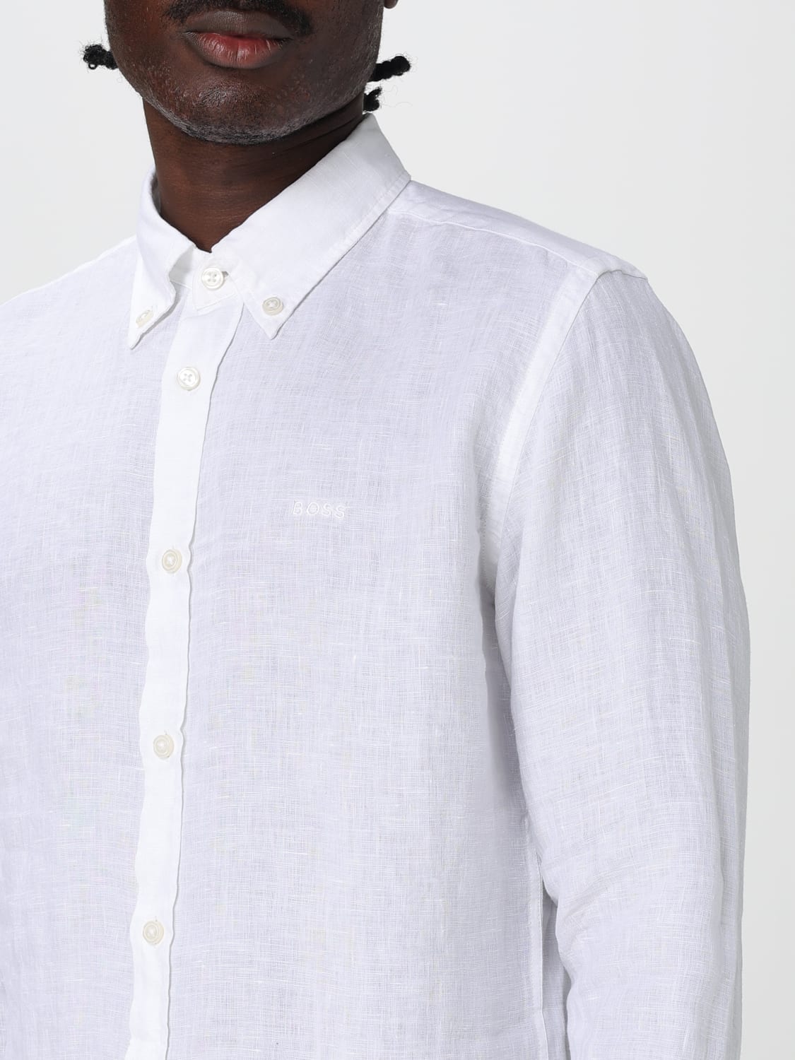 BOSS SHIRT: Shirt men Boss, White - Img 3