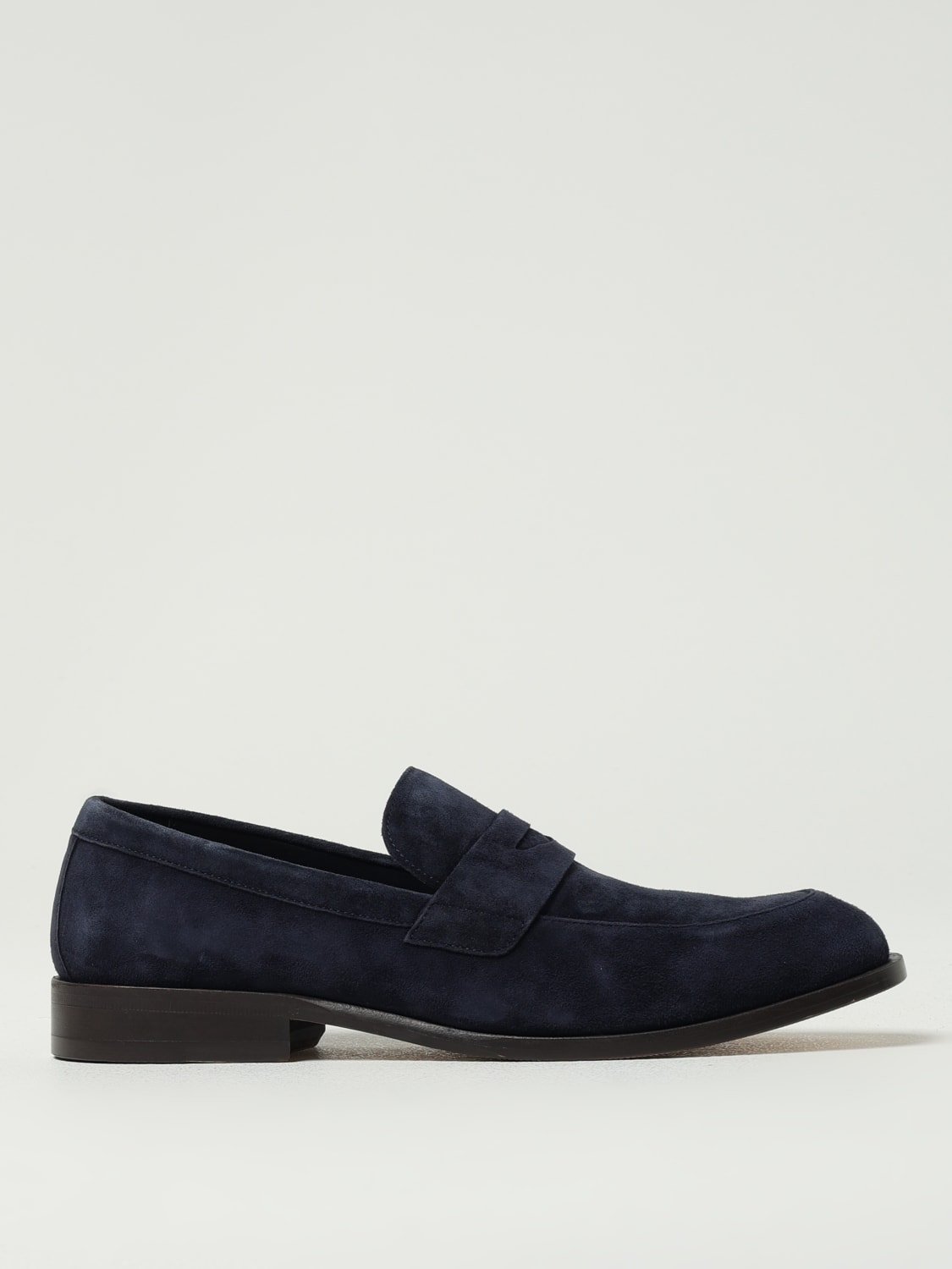 BOSS LOAFERS: Shoes men Boss, Blue - Img 1